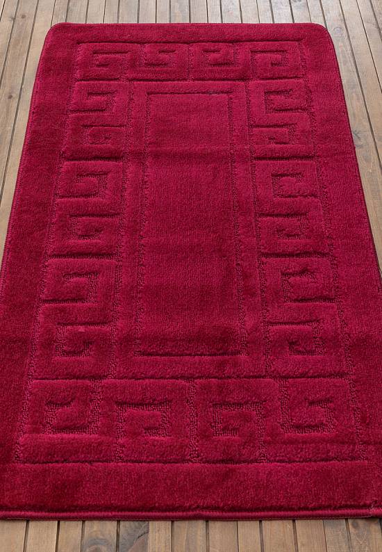 Бордовый коврик для ванной Ethnic 2577 Burgundy