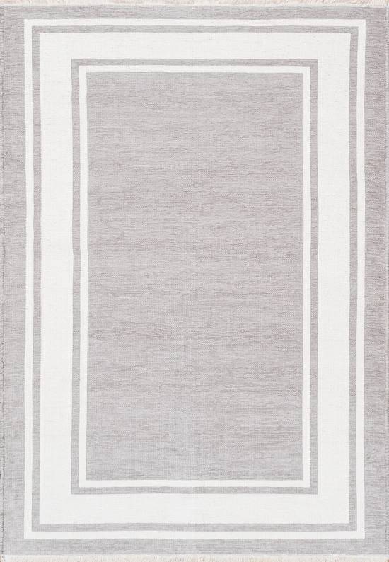 Двусторонний безворсовый ковер NK 06 Antrasit Grey