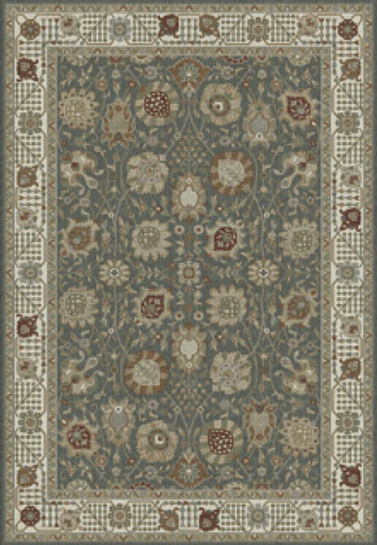 Классический тонкий ковер VA6419-V479
