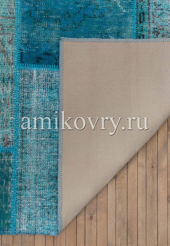 Безворсовый ковер-пэчворк ручной работы 106-Capri Breze discount2