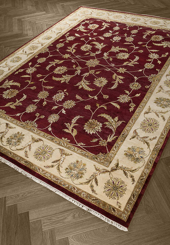 Элитный ковер ручной работы 10/10 CH-114-Red/Ivory