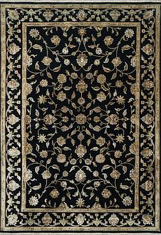 дизайн ковра Kashan gold Black