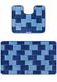 Комплект ковриков для ванной Confetti Bath Maximus Bornova 2582 Dark Blue BQ