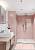 Розовый мягкий коврик для ванной 3504 Pastel Pink