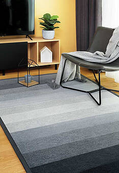 безворсовый ковер в интерьере изнаночной стороной Smart Weave Merise-Grey