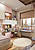 Современный хлопковый ковер Colorful White Pink