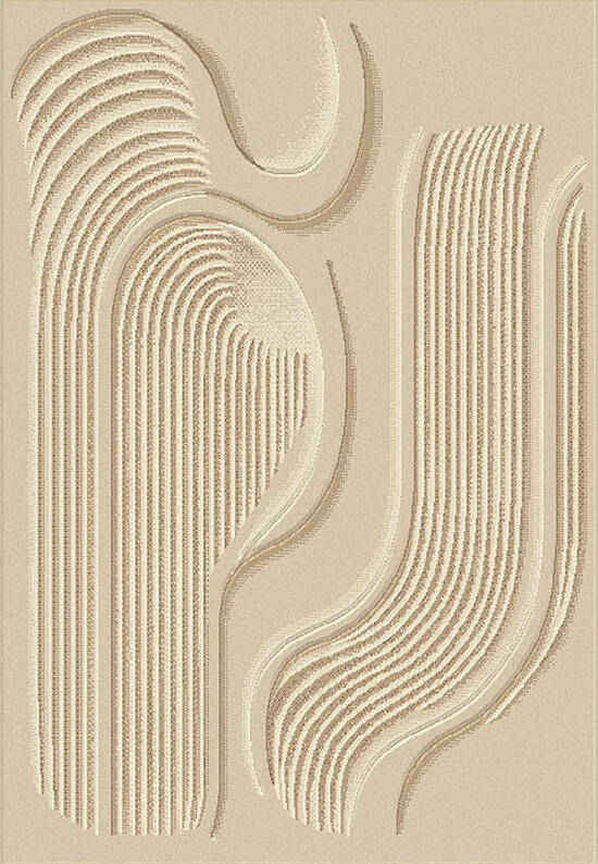 Недорогой синтетический ковер 1621-18455