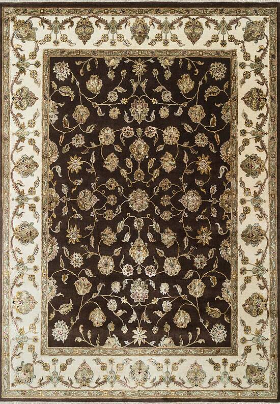 Элитный ковер ручной работы 10/10 CH-102-Brown/Ivory