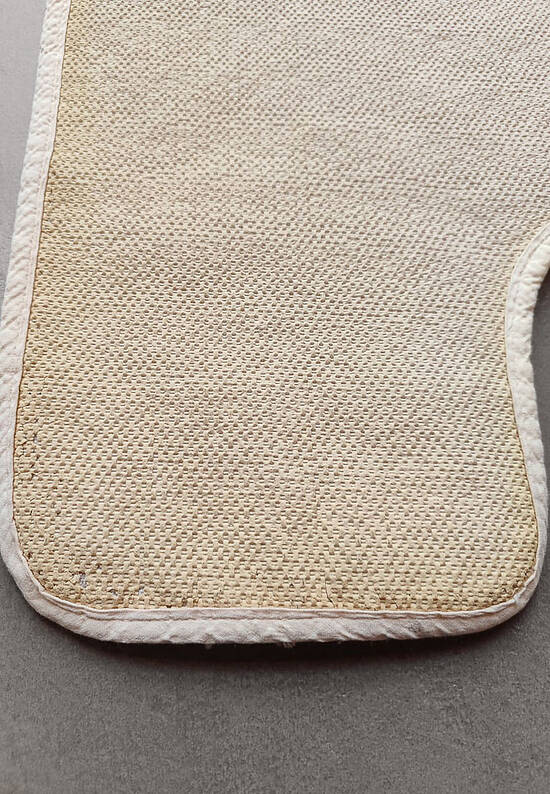 Светлый коврик для ванной Calypso 1697 Cream discount2