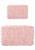 Розовый комплект ковриков для ванной и туалета Loris-Pink