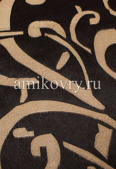 фрагмент натуральной шкуры коровы хай-тек Sasha D19 black