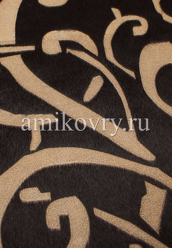 Натуральная шкура коровы Хай-тек Sasha D19 black