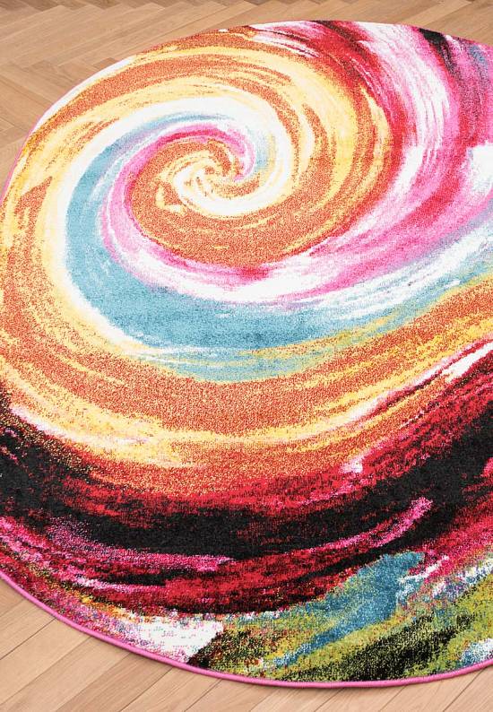 Недорогой синтетический ковер 2949-Multicolor