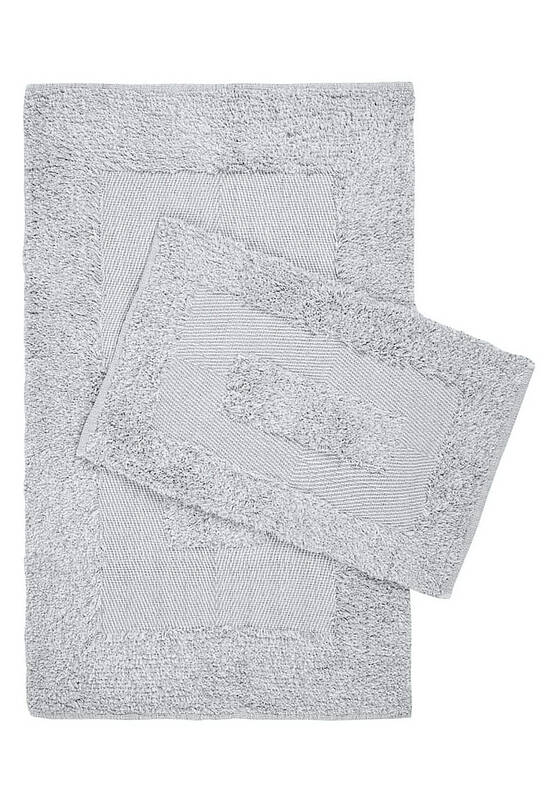 Серый комплект ковриков для ванной Vivian-Blue