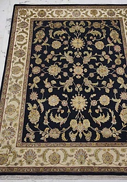 дизайн ковра Kashan gold 10/10 CH-121-Black/Ivory