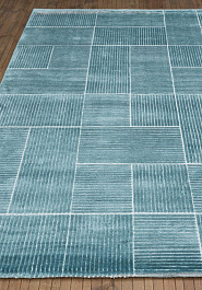 ковер в перспективе против ворса Softline 1844-Turquoise