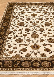 ковер в перспективе против ворса Kashan gold 10/10 AM-101-1-Ivory/Brown
