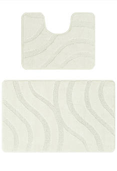 Комплект ковриков для ванной Confetti Bath Maximus Symphony 2581 Pearl White PS