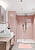 Розовый коврик для ванной из хлопка Light Rose