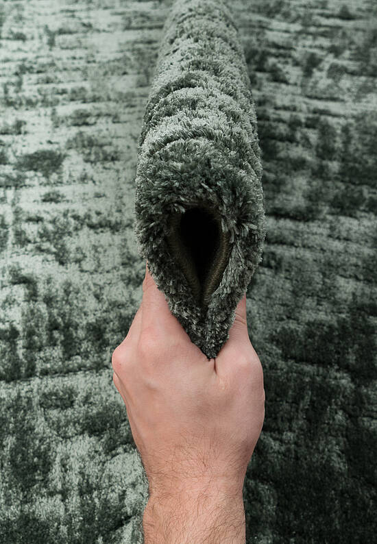 Пушистый ковер из полиэстера RN6019-R42