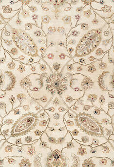 фрагмент ковра Kashan gold 10/10 SK-121 Ivory-Beige
