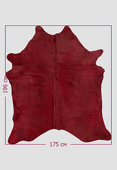 размер натуральной шкуры коровы Крашенная в махагон 1134 discount