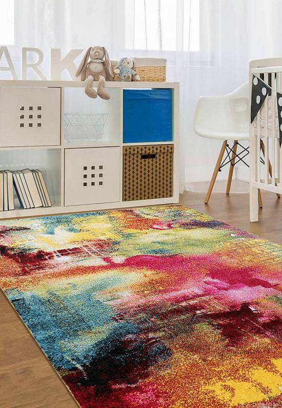 Недорогой синтетический ковер 2754-Multicolor