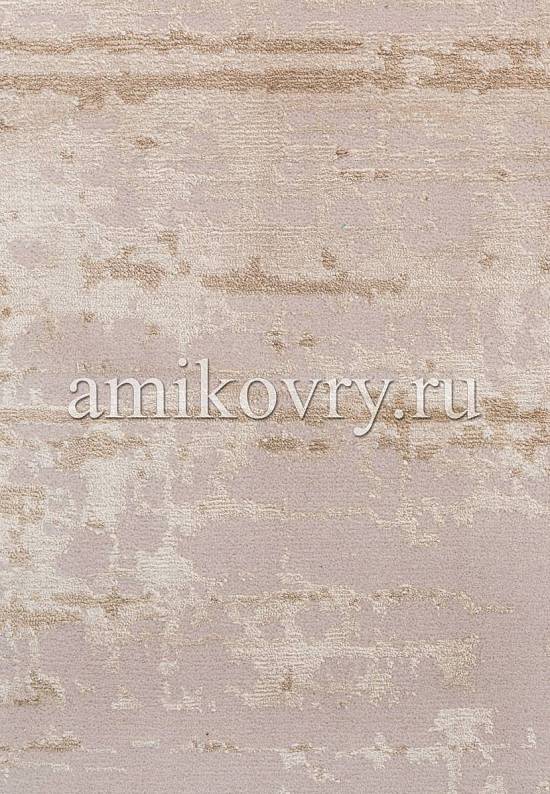 Ковер из шерсти с вискозой и бахромой 613-Beige