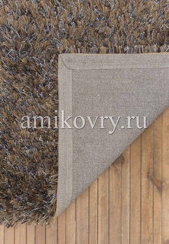 Ковер с длинным ворсом MLT-04-brown