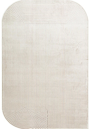 дизайн ковра Merano MRN 03 Cream Grey фигура