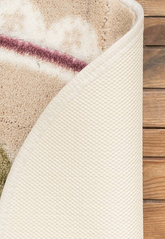 Бежевый коврик для ванной Bird Cage 02 Beige