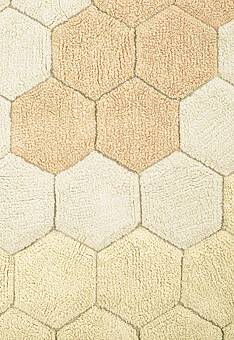 фрагмент ковра Lorena Canals Cotton Honeycomb Gold круг
