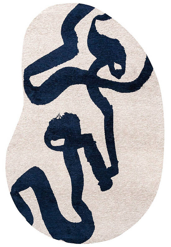 Современный безворсовый ковер LS6083-L408