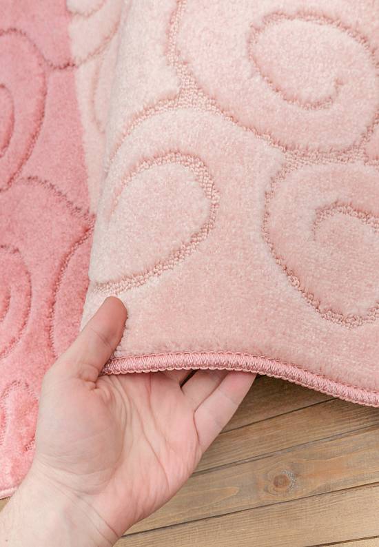 Розовый коврик для ванной Sile 2580 Dusty Rose
