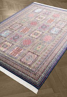 ковер в перспективе Ottoman Silk Farshineh-Dark Blue