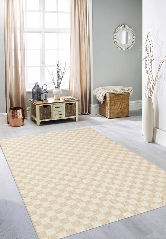 Безворсовый ковер из шерсти RW5438-R659