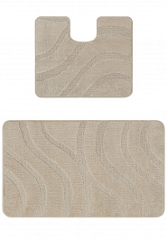дизайн комплекта ковриков для ванной Confetti Bath Maximus Symphony 2521 Sandy Grey BQ