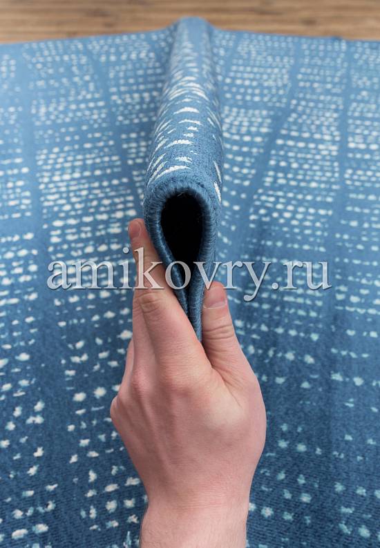 Бельгийский ковер в синих тонах BM077-B130