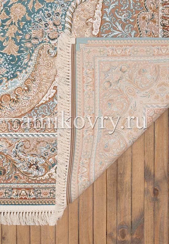 Иранский высокоплотный ковер 146-Light Blue