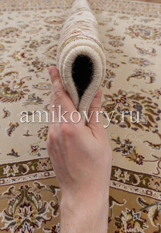 Классический шерстяной ковер из Ирана Brilliant Nain 4.75193-cream