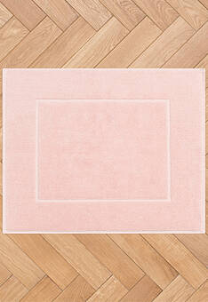 дизайн коврика для ванной Aura Light Rose квадрат