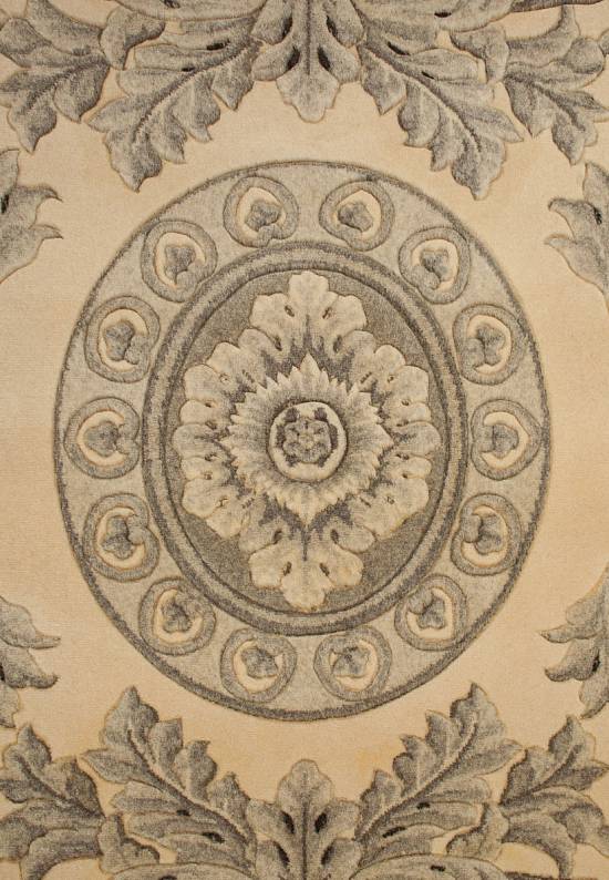 Шерстяной ковер QJ0400TRSA-natural grey/beige