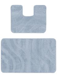 дизайн комплекта ковриков для ванной Confetti Bath Maximus Symphony 2522 Baby Blue PS