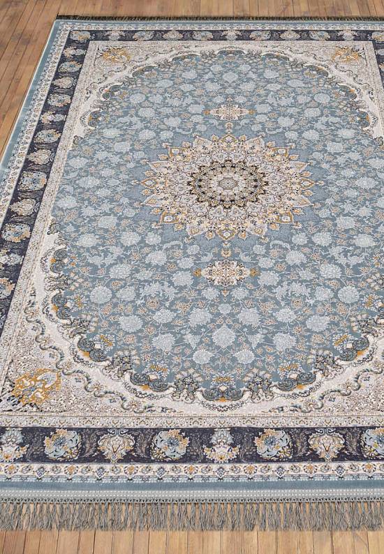 Иранский высокоплотный ковер G253-Pale-Blue