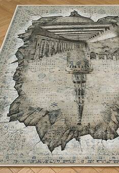 ковер в перспективе против ворса АртРуками VD3497-V238-1