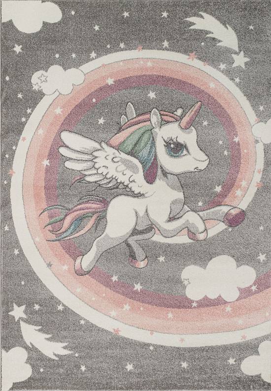 Недорогой современный ковер 2392-Light Gray