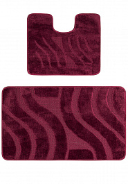 дизайн комплекта ковриков для ванной Confetti Bath Maximus Symphony 2576 Aubergine BQ