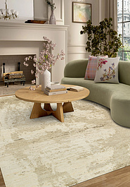 ковер в интерьере Manifest RE-1345 5/16 Natural White/Soft Beige