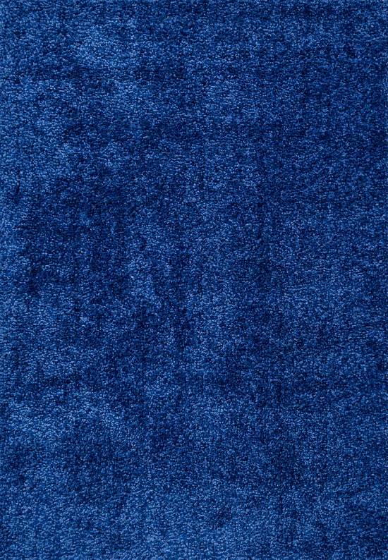 Мягкий ковер с длинным ворсом 307 Blue