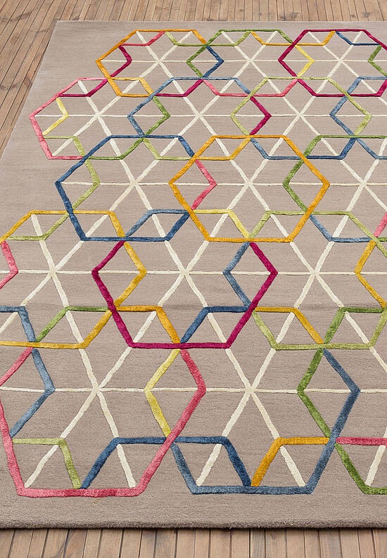 Дизайнерский ковер Hexagon 233.001-990